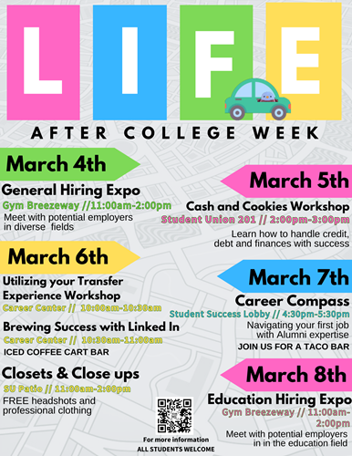 Life After College week events